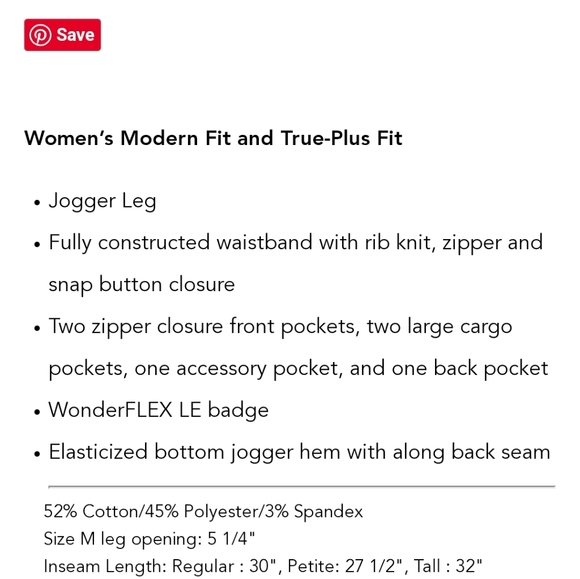 WonderWink WonderFlex Black Embroidered V-Neck Cargo Zip Jogger Scrub Set Small - Picture 15 of 15